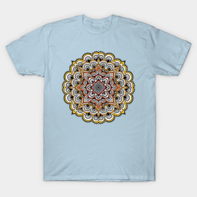 Mandala Blossom T-Shirt by Artbynikitachawda